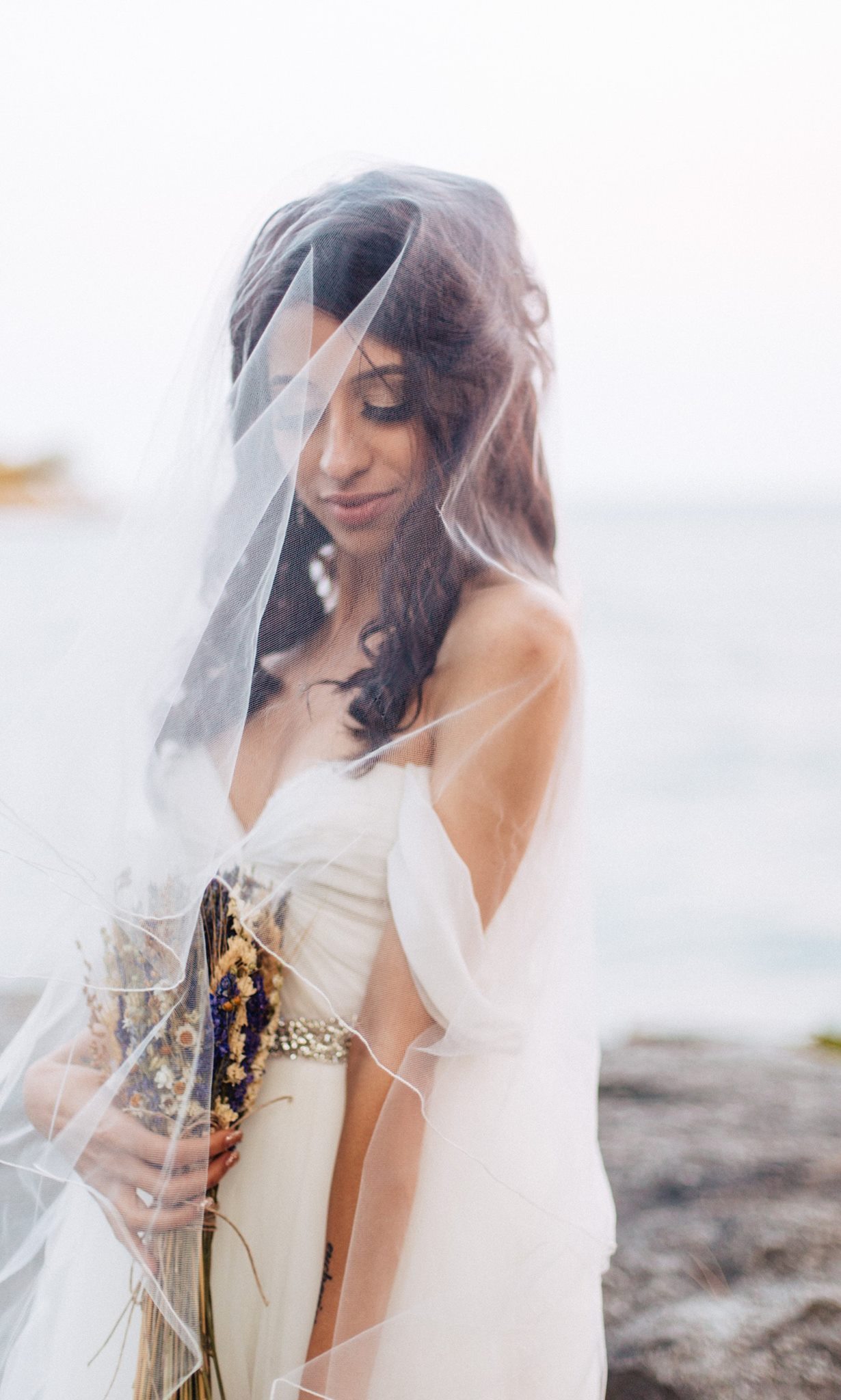 intimate toronto wedding venues with romantic veil bride